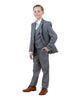 Boys Suit in Color Gray Toddler Suit For Kids  -Tazio Modern Fit - $149