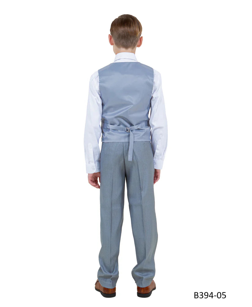 Boys Suit  in Color Metallic Blue Toddler Suit For Kids - Tazio Modern Fit- $149