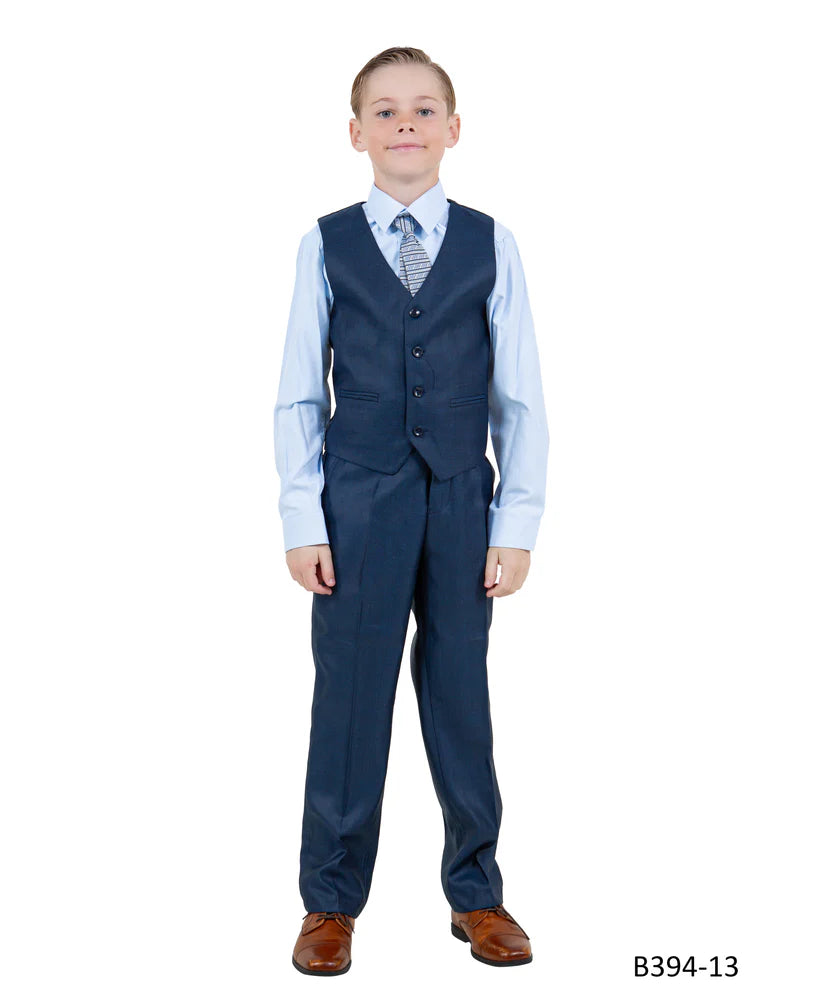 Boys Suit in Color Navy Toddler Suit For Kids -Tazio Modern Fit -$149