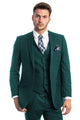 Teal Green Groomsmen Suit for Men & Boys - Perfect for Weddings + Free Tie - Teal Green / 34Short - Suits