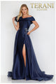 Terani Couture 1821E7100 Beaded Overskirt Prom Dress-Captivating and Chic