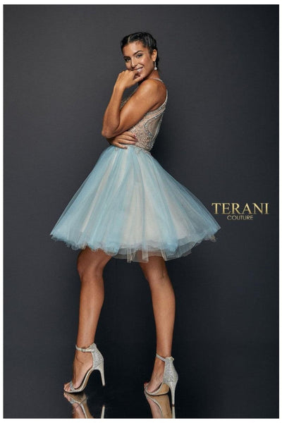 Terani Couture 1821H7929 Youthful Short Prom Gown