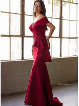 Terani Couture 1911M9339 Long Off Shoulder Mother of the Bride Dress