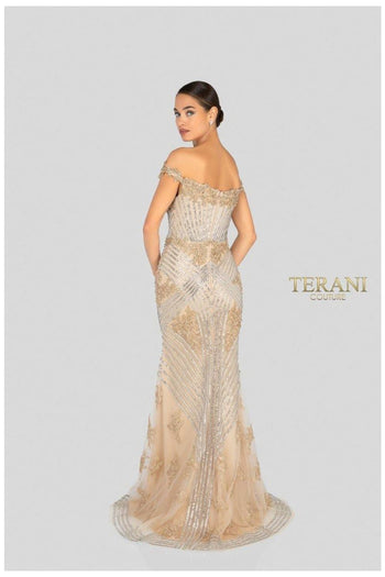 Terani Couture 1912GL9572 Luxurious Formal Long Prom Gown