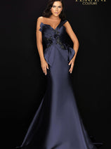 Terani 2011M2160 One Shoulder Mother of Bride Dress - Long Formal Gown