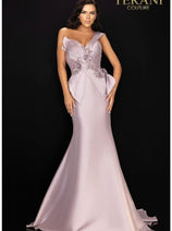 Terani 2011M2160 One Shoulder Mother of Bride Dress - Long Formal Gown
