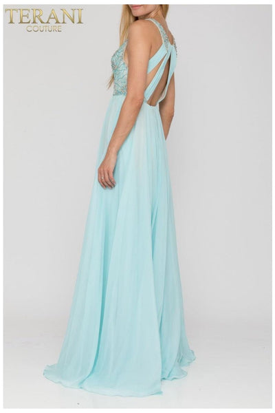 Terani Couture 2011P1095-Sophisticated long formal prom gown.