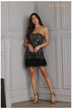 Terani Couture 2012P1243 Strapless Prom Gown with Elegance - Black / 4