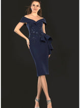 Terani Couture 2021C2625 Knee Length Mother of Bride Dress