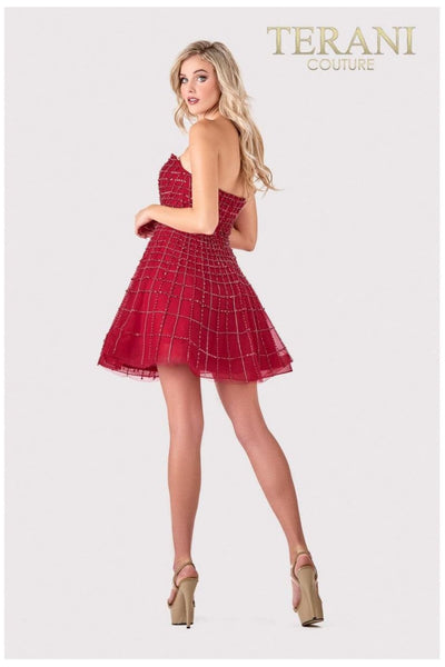 Terani Couture 2111P4250 Strapless Prom Dress for Youthful Flair