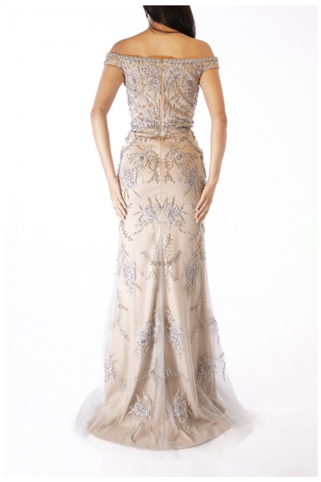 Terani Couture 232E1206-Embellished long evening dress for formal occasions.