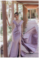 Terani Couture 232M1534 Long Overskirt Feather Dress - Dramatic & Sophisticated