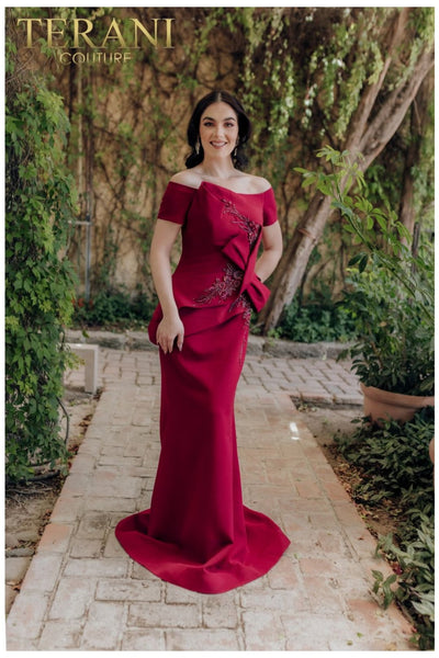 Terani Couture 232M1561 Long Beaded Mermaid Prom Dress - Formal & Stunning