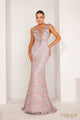 Terani Couture 241E2410-Sleek fitted evening dress with a long hemline.