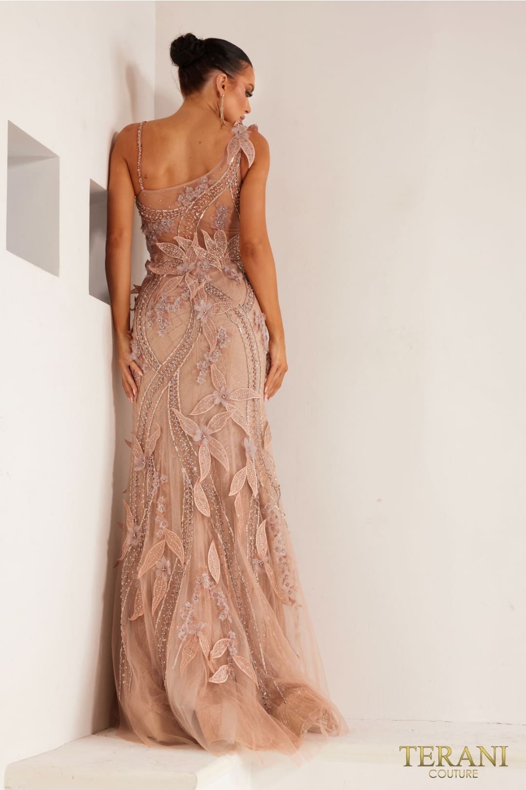 Terani Couture 241GL2697-Long evening dress for formal occasions.