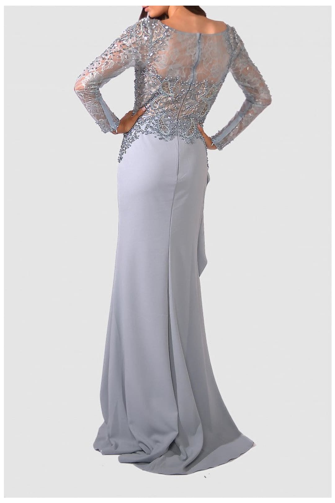 Terani Couture 241M2730-Evening-ready long formal mother-of-the-bride dress.