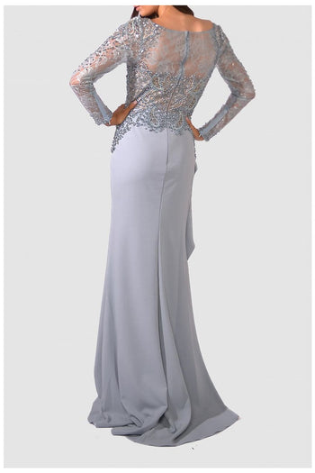 Terani Couture 241M2730-Evening-ready long formal mother-of-the-bride dress.