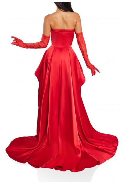 Terani Couture 241P2064-Embroidered long prom ballgown.