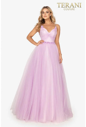 Terani Couture 2011P1232 Glamorous Prom Red Carpet Sweetheart Long Formal Tulle Dress