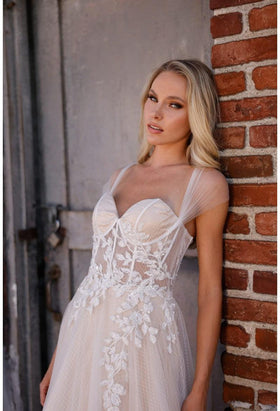 Terani Couture 2215P0001 Glamorous Formal Prom Long Ivory Evening Premium Dress