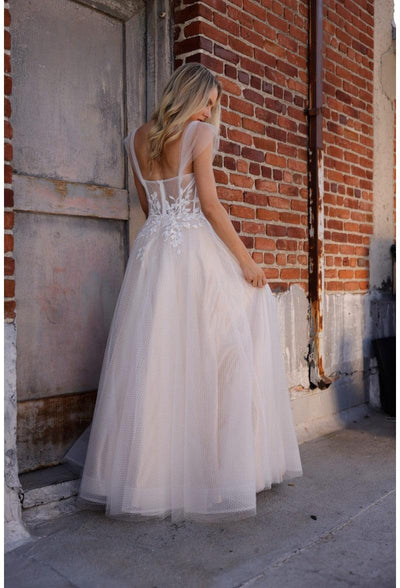 Terani Couture 2215P0001 Cap Sleeve Long Prom Dress