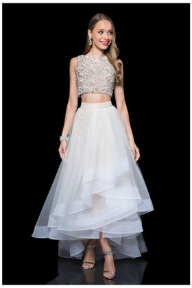 Terani Couture 1611P1364G Elegant Sophisticated Prom A-Line Formal Premium Dress