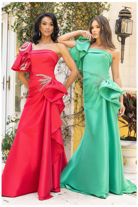Terani Couture 242E3117 Sophisticated Evening Embroidered Formal Premium Dress