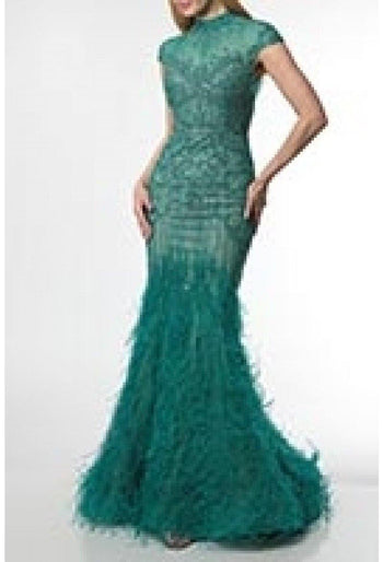 Terani Couture 1721GL4446 Vestido largo de fiesta formal