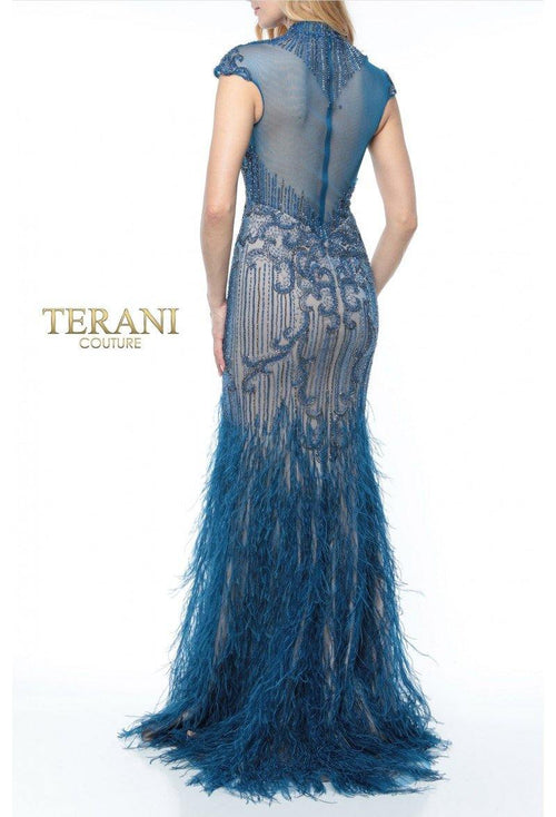 Terani Couture 1721GL4446 Embellished Long Formal Prom Gown