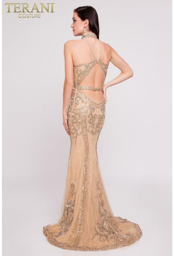 Terani Couture Ravishing 1811GL6433X Glamorous Evening Gown