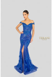 Terani Couture Glamorous 1912GL9572 Long Formal Prom Dress