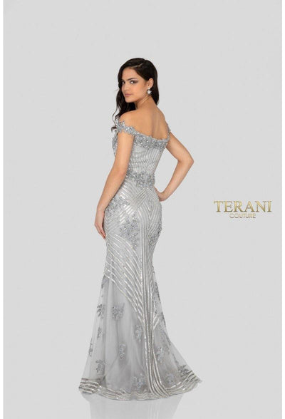 Terani Couture 1912GL9572 Embellished Long Formal Prom Gown
