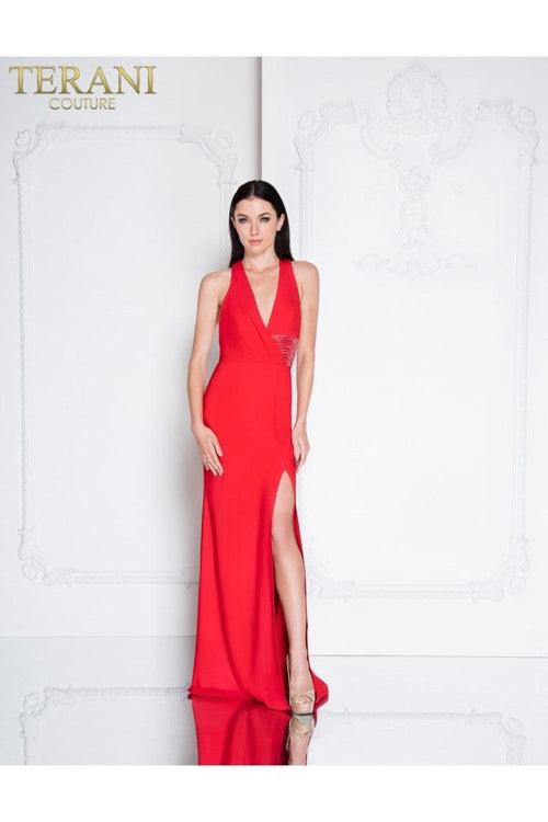 Terani Couture Glamour 1811E6103 Sexy Full-Length Gown