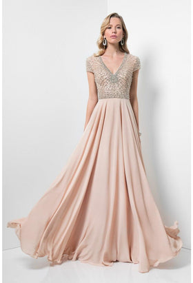 Terani Couture 1712M3429 Elegant Glamorous Sophisticated Evening Chiffon Dress