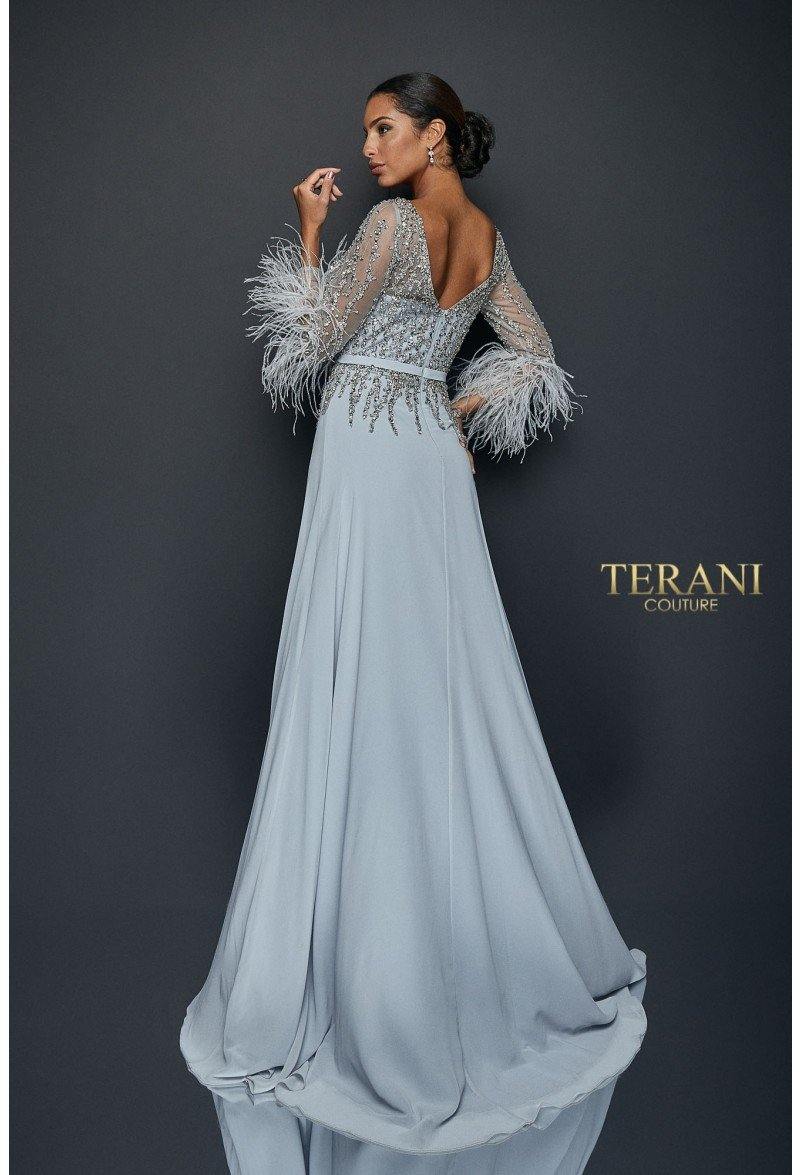 Terani Couture 1921m0473 Elegante vestido de noche largo hasta el suelo