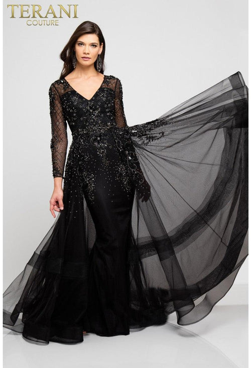 Terani Couture 1722M4354 Elegant Long Evening Gown for Formal Events