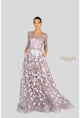 Terani Couture 1913M9408 Long Formal Gown with an Elegant Silhouette - Blush, Champagne / 4