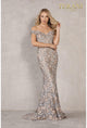 Terani Couture 2111M5271 Sleek Fitted Full Length Formal Gown