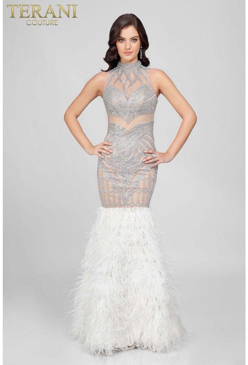 Terani Couture Chic 1721GL4452 Sophisticated Prom Gown