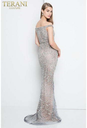 Terani Couture Stunning 1811P5261 Full-Length Prom Dress
