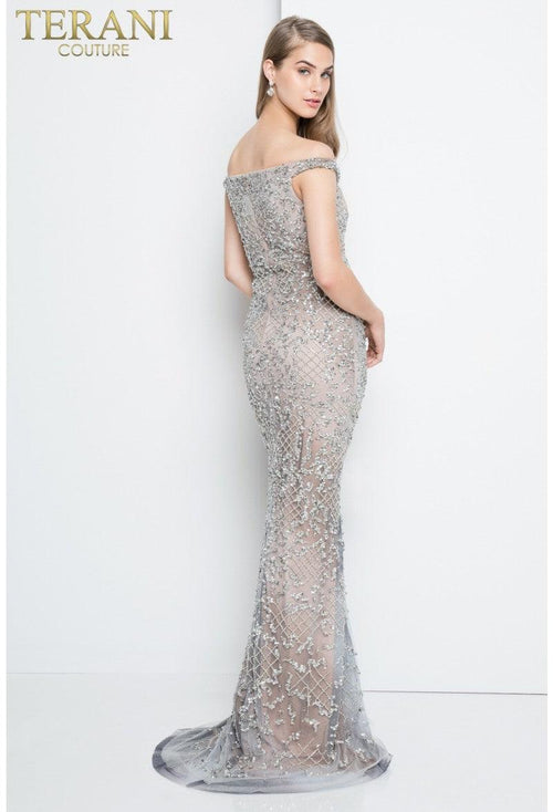 Terani Couture Stunning 1811P5261 Full-Length Prom Dress