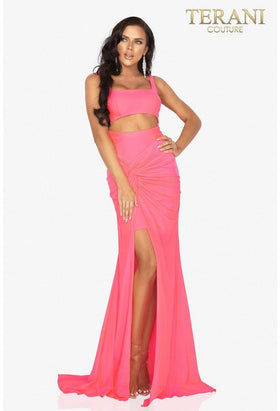 Terani Couture 2011P1061 Glamorous Formal Prom Slit Long Evening Premium Dress