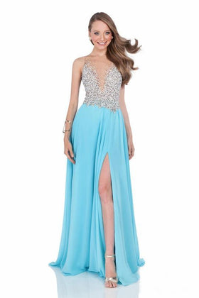 Terani Couture 1612P0502A Prom Homecoming Embroidered Long Evening Premium Dress