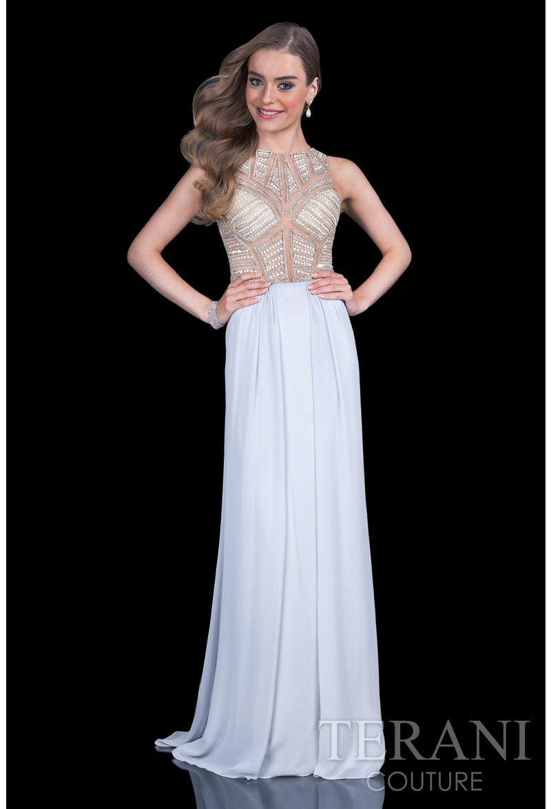Terani Couture 1615P1294A Long Fitted Prom Evening Gown