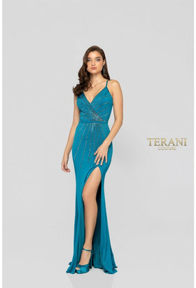 Terani Couture 1912P8228 Elegant Sophisticated Formal Prom Evening Premium Dress