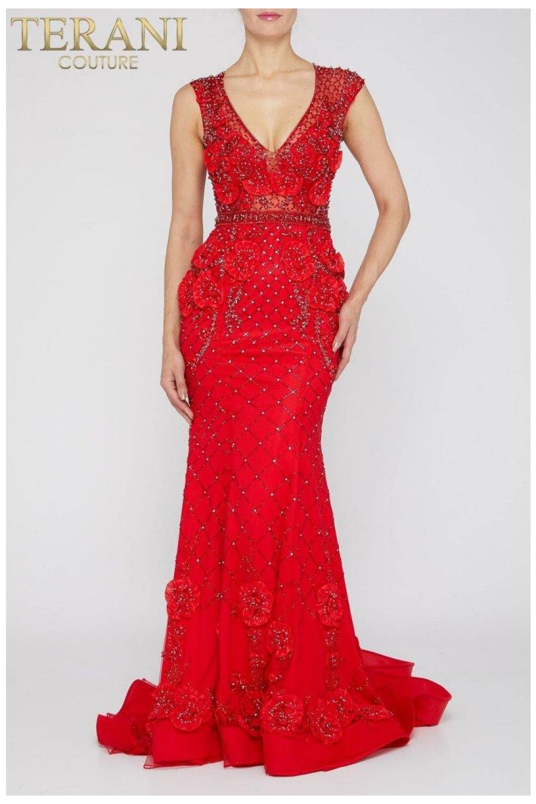 Terani Couture Luxe 1722GL4488 Timeless Prom Gown