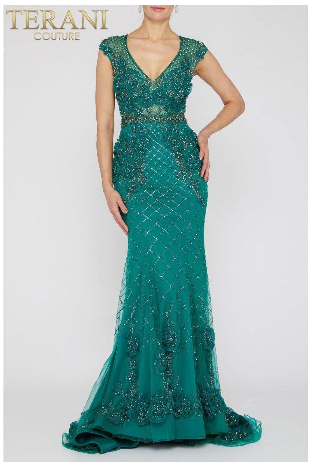 Terani Couture Luxe 1722GL4488 Timeless Prom Gown