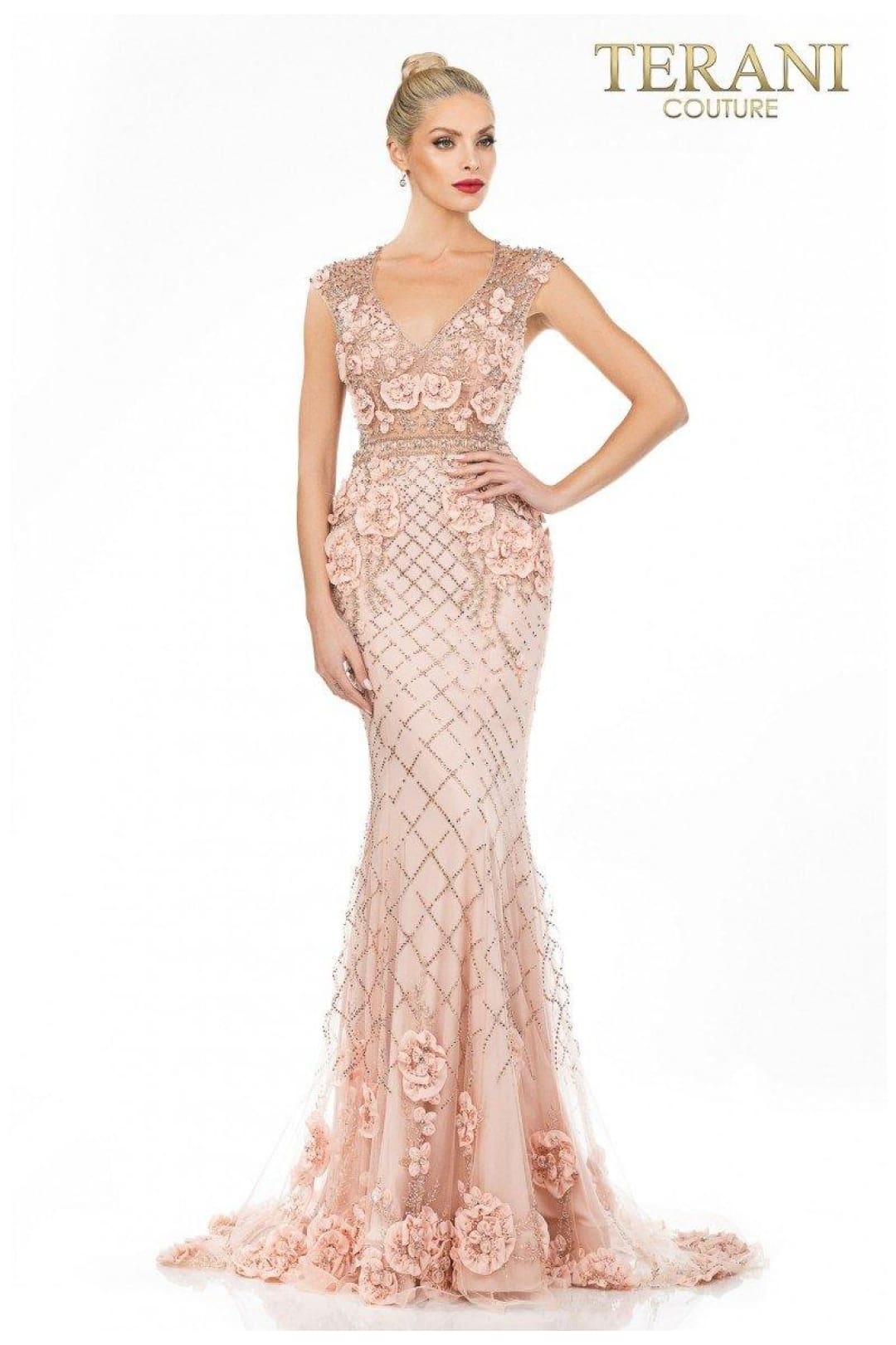 Terani Couture Luxe 1722GL4488 Timeless Prom Gown