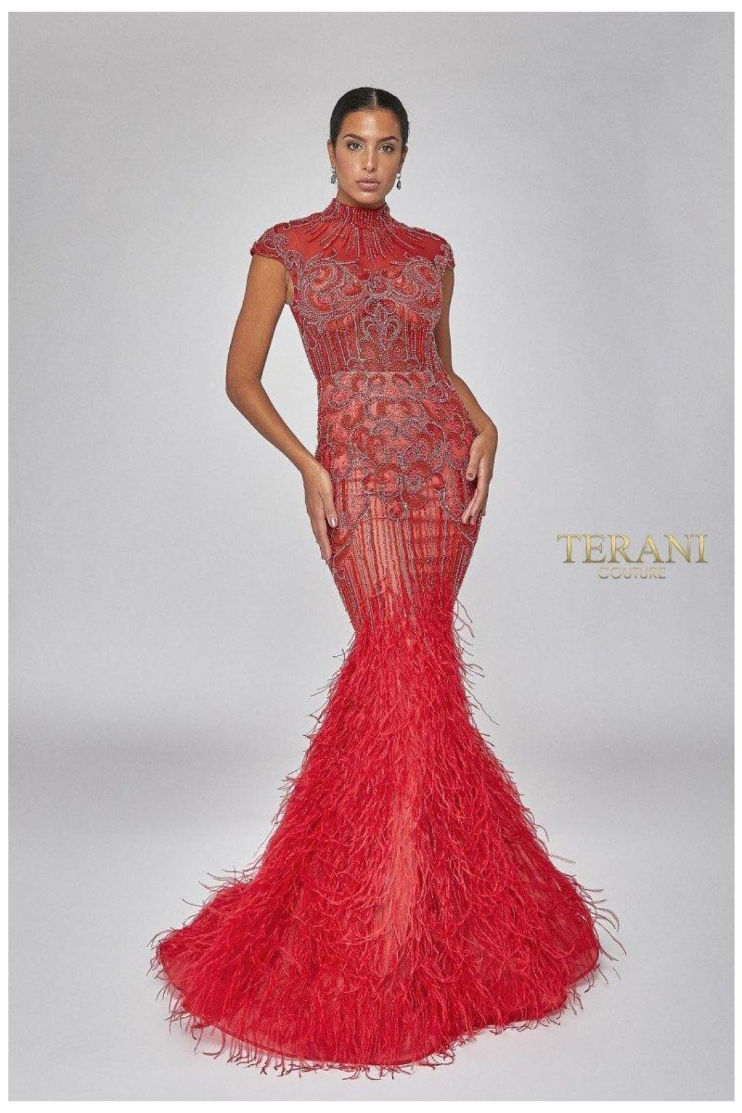 Terani Couture Majestic 1721GL4446 Classic Long Prom Dress