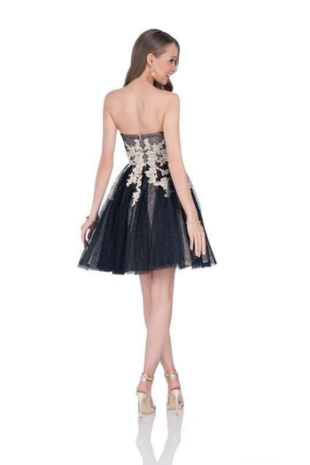 Terani Couture Modern 1611P0134A Short Prom Gown